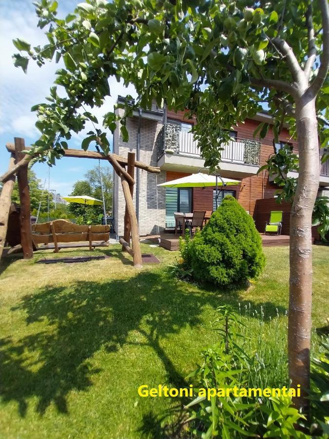 Geltoni Apartamentai Palanga Exterior foto