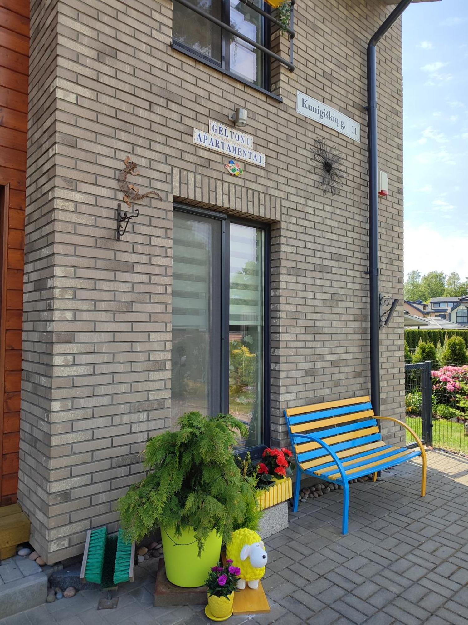 Geltoni Apartamentai Palanga Exterior foto